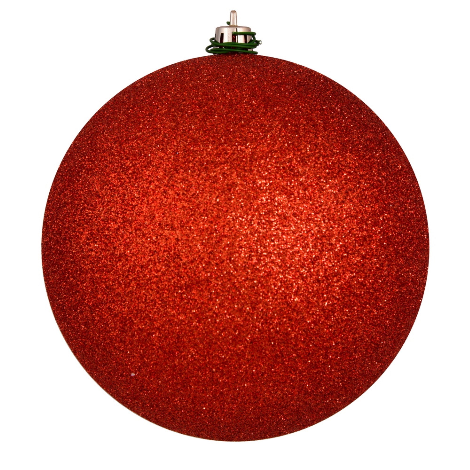 8” Bittersweet Glitter Ball Drilled