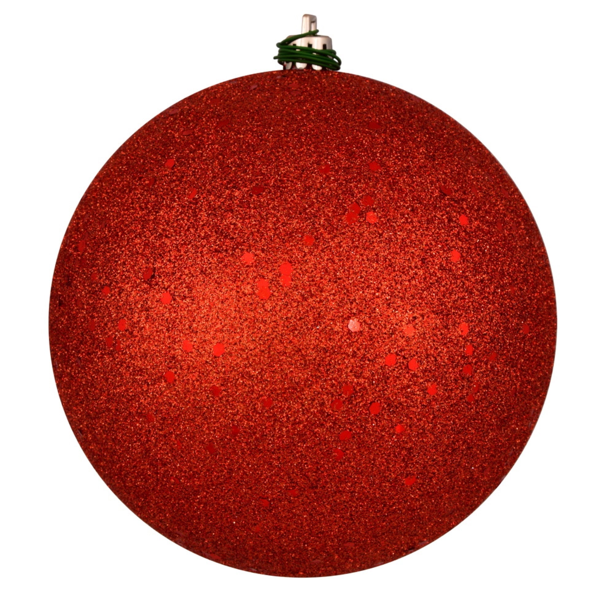 8” Bittersweet Sequin Ball Drilled