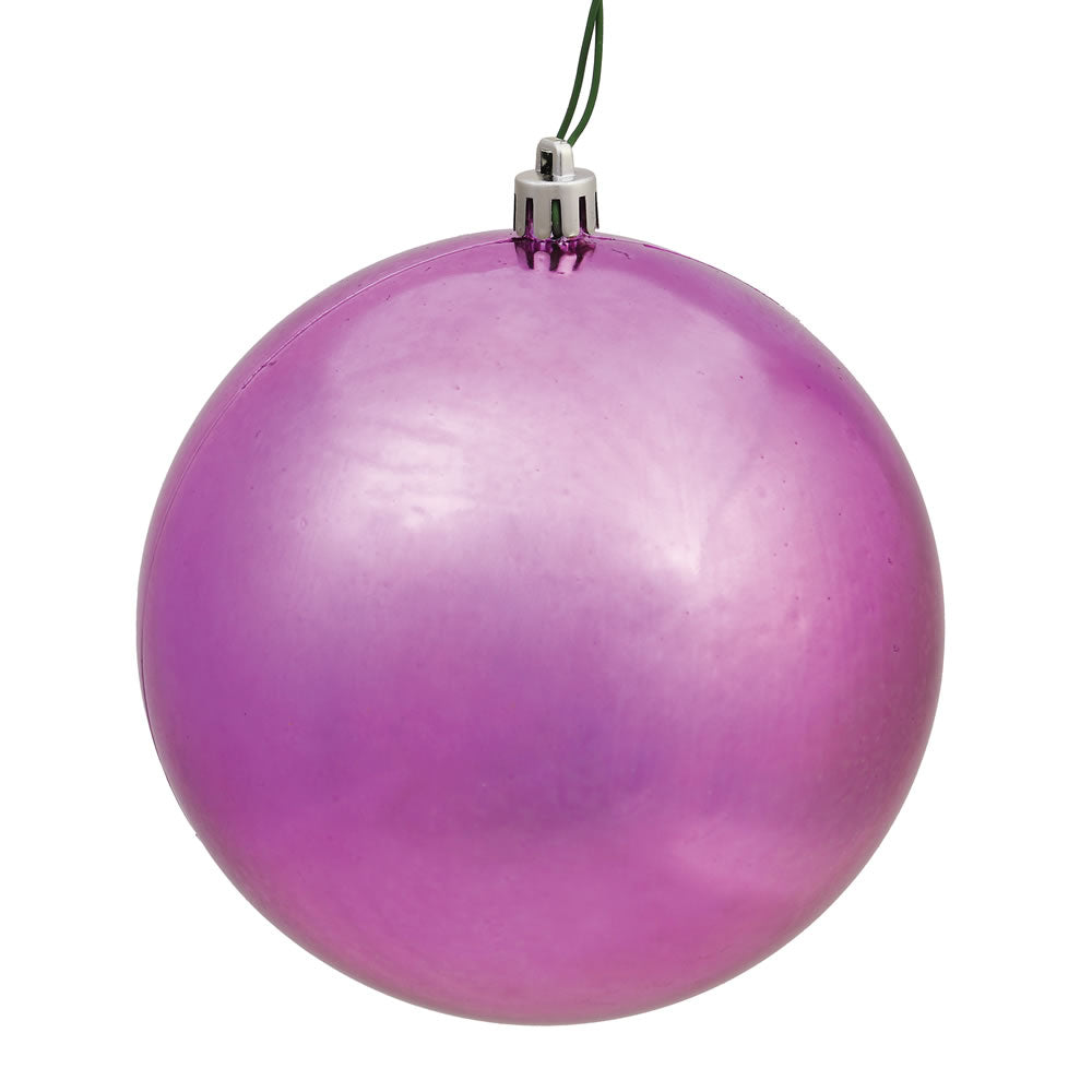 Vickerman 8″ Mauve Shiny Ball UV Drilled Cap - N592045DSV