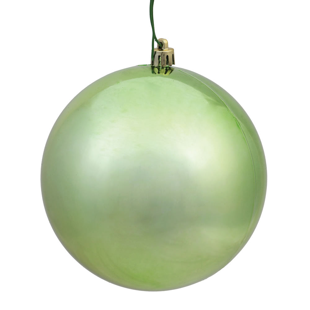 Vickerman 8″ Celadon Shiny Ball UV Drilled Cap - N592054DSV