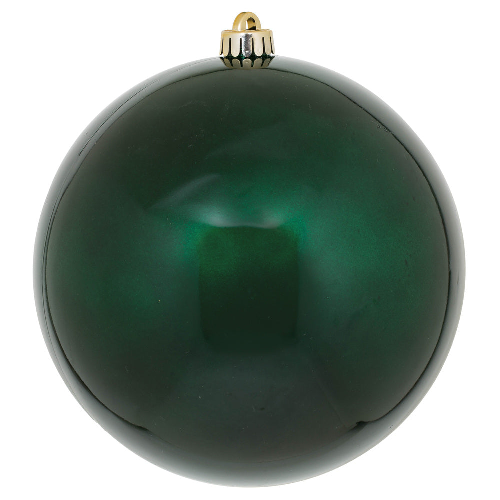 Vickerman 8″ MidntGrn Candy Ball UV Drilled Cap - N592074DCV