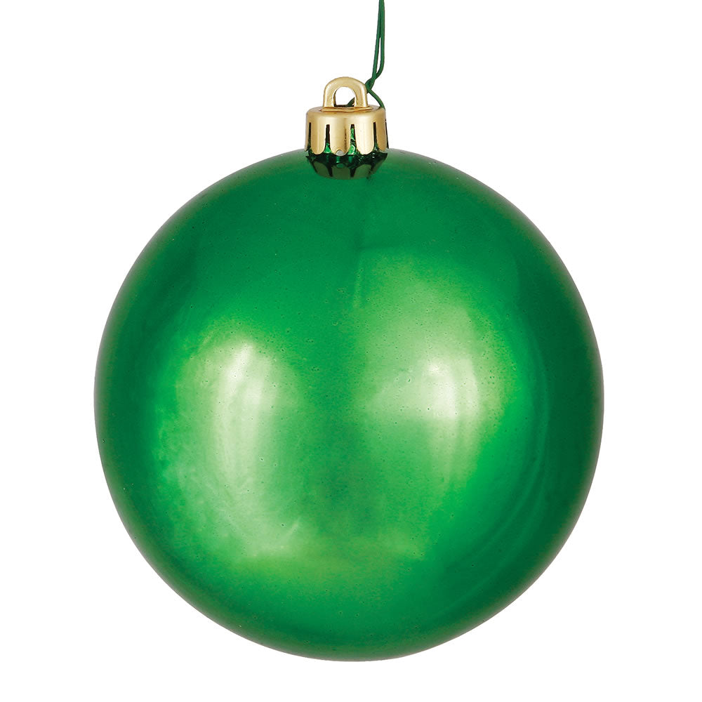 Vickerman 10″ Green Shiny Ball UV Drilled Cap - N592504DSV