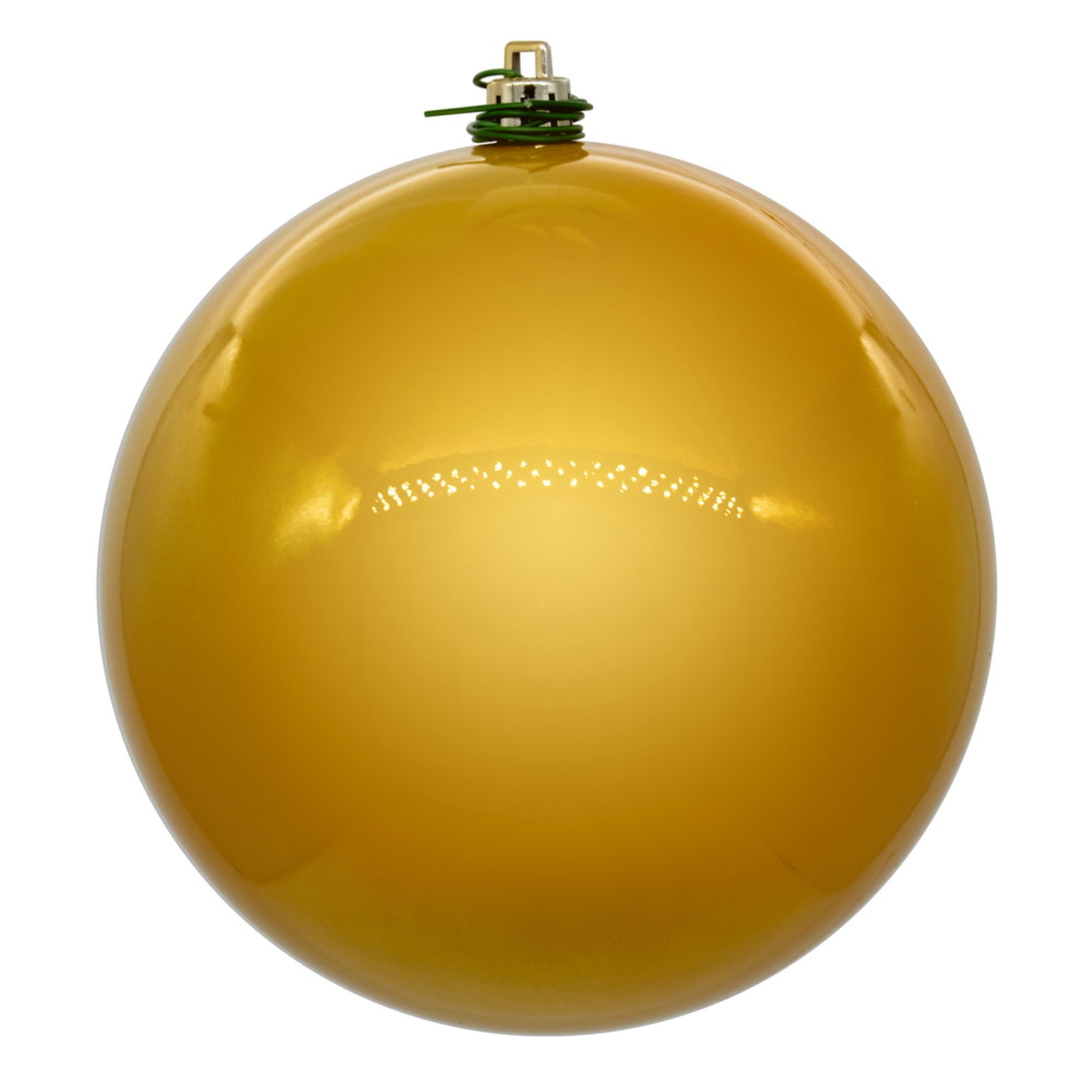 Vickerman 10″ Gold Pearl UV Drilled Ball Ornament 1 per bag.