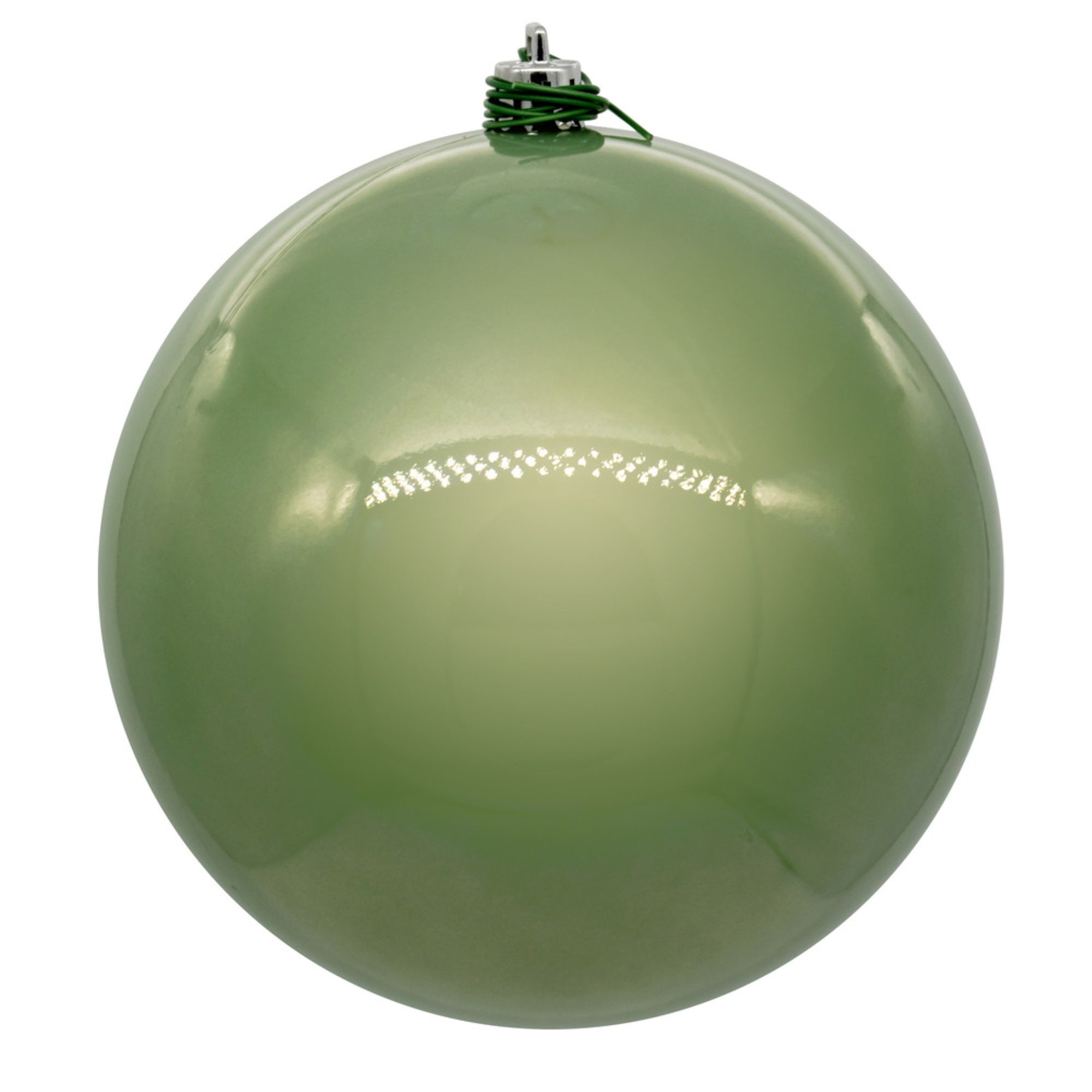 Vickerman 10″ Wrought Iron Pearl UV Drilled Ball Ornament 1 per bag.