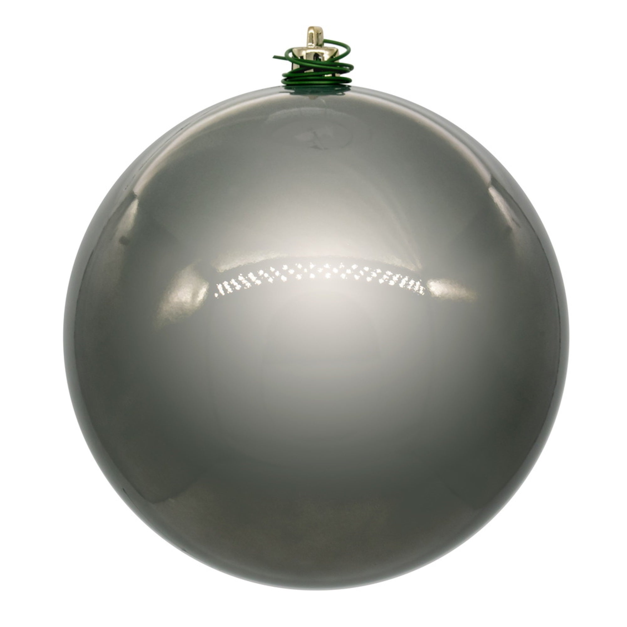 Vickerman 10″ Limestone Pearl UV Drilled Ball Ornament 1 per bag.