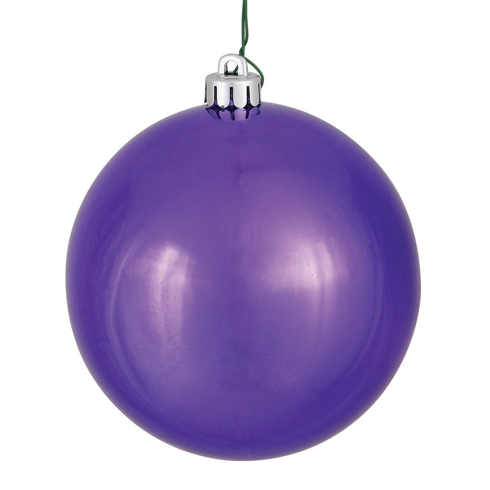 Vickerman 10″ Plum Shiny Ball UV Drilled Cap - N592526DSV