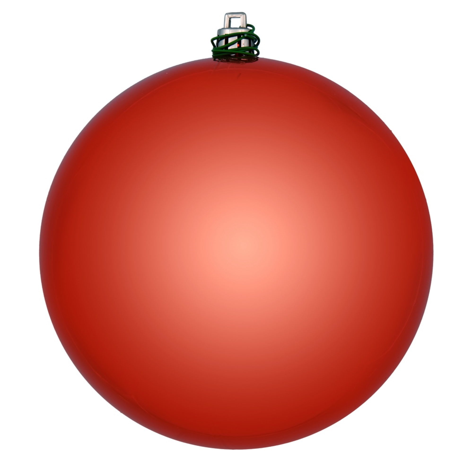 10″ Bittersweet Shiny Ball UV Drilled