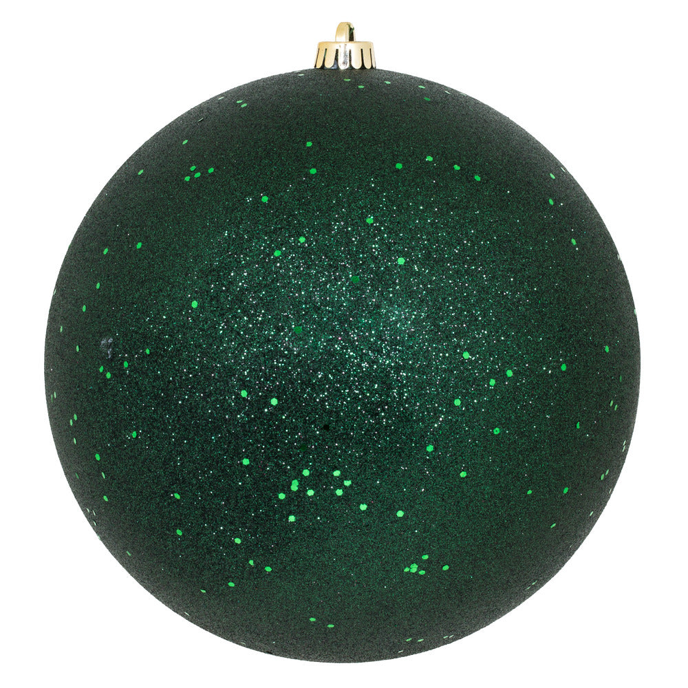Vickerman 10” Midnt Green Sequin Ball Drilled Cap - N592574DQ