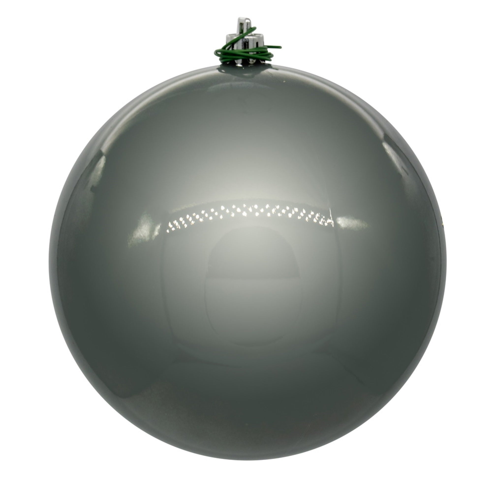 Vickerman 10″ Pewter Pearl UV Drilled Ball Ornament 1 per bag.