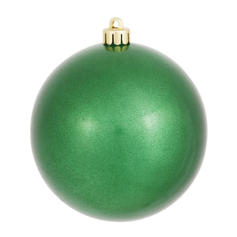 Vickerman 12″ Green Candy Ball UV Drilled Cap - N593004DCV