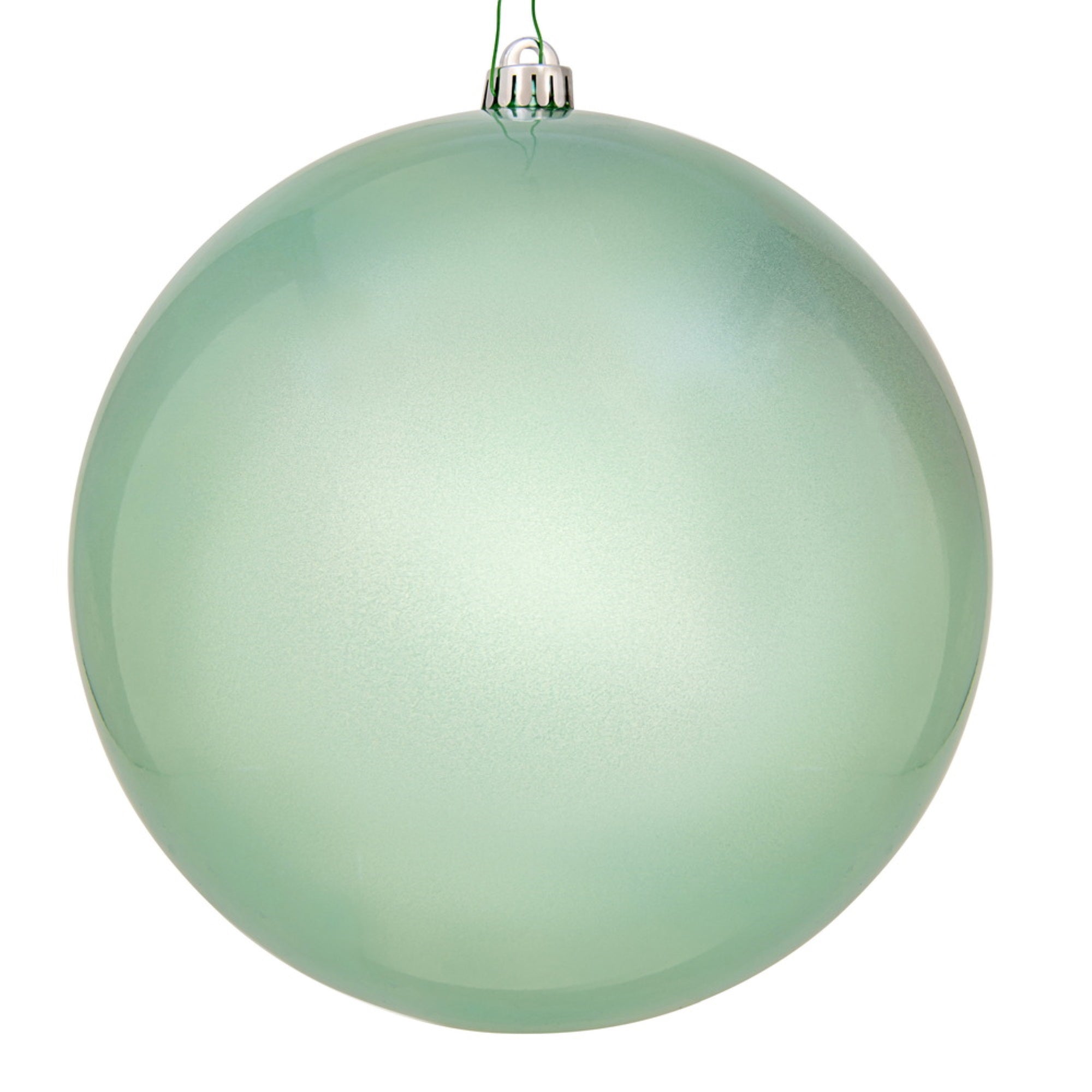 12″ Frosty Mint Candy Ball UV Drilled