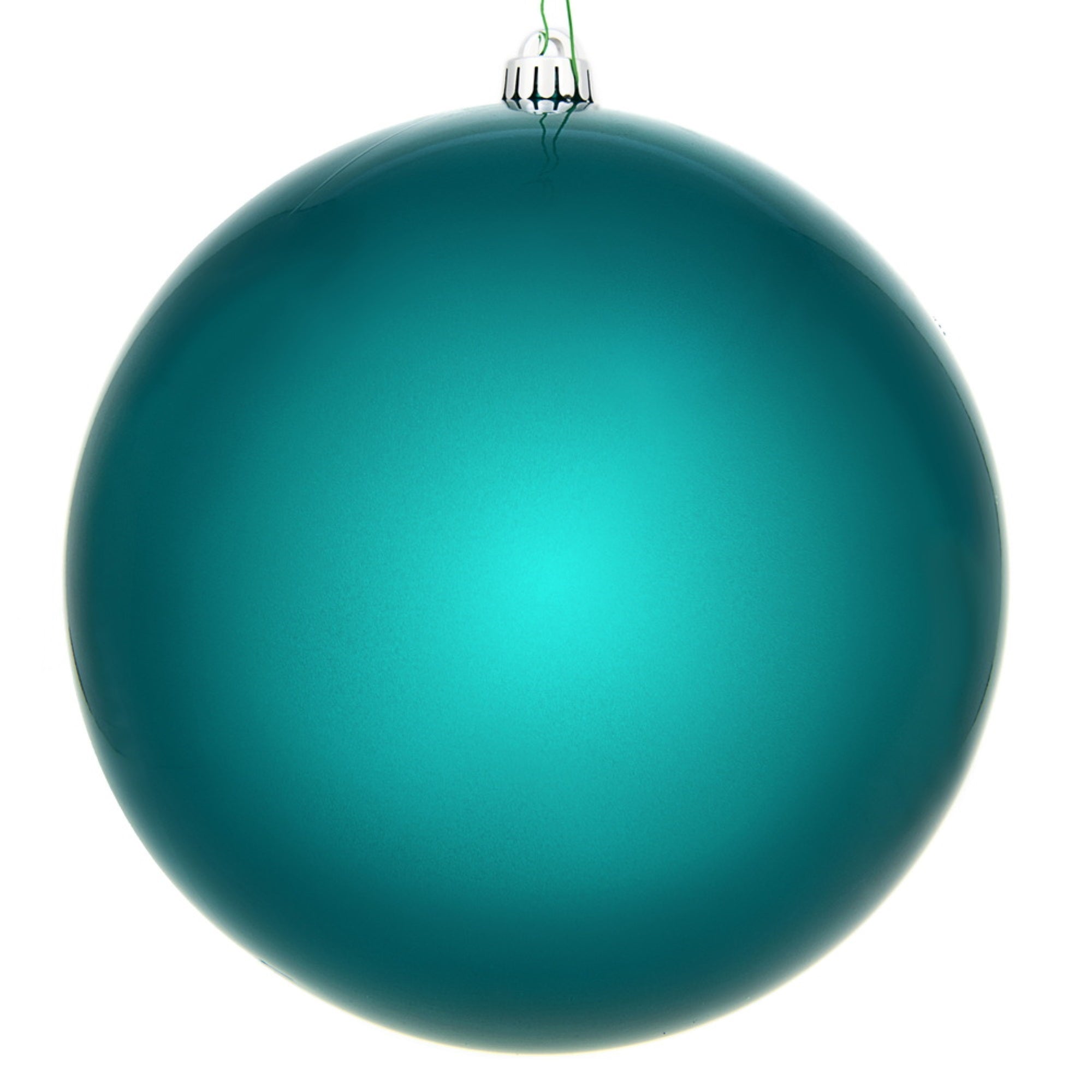 12″ Dark Teal Candy Ball UV Drilled