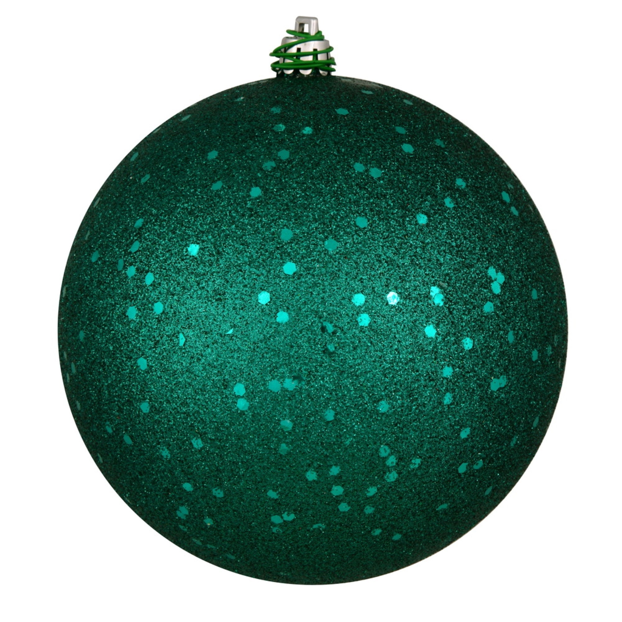 12” Dark Teal Sequin Ball Drilled