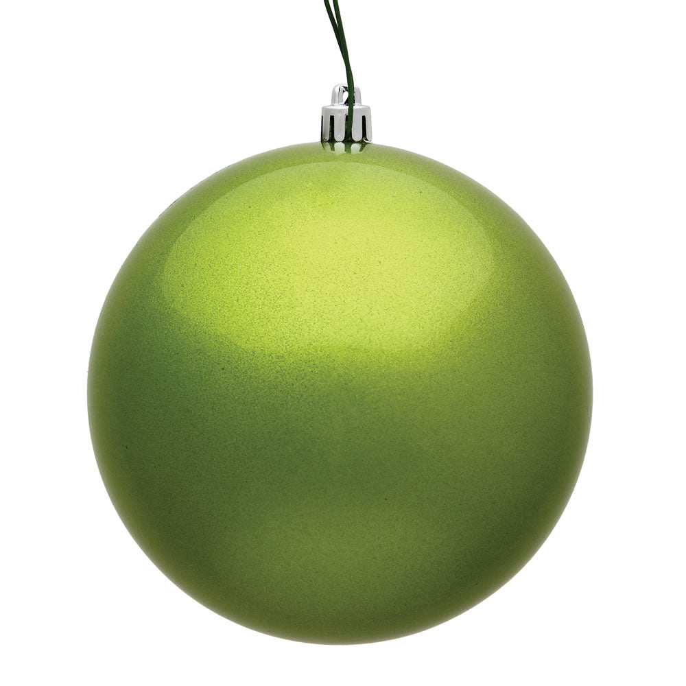 Vickerman 12” Lime Candy Ball UV Drilled Cap - N593073DCV