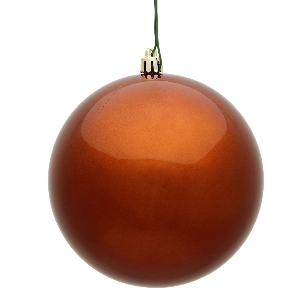 Vickerman 12” Copper Candy Ball UV Drilled Cap - N593088DCV