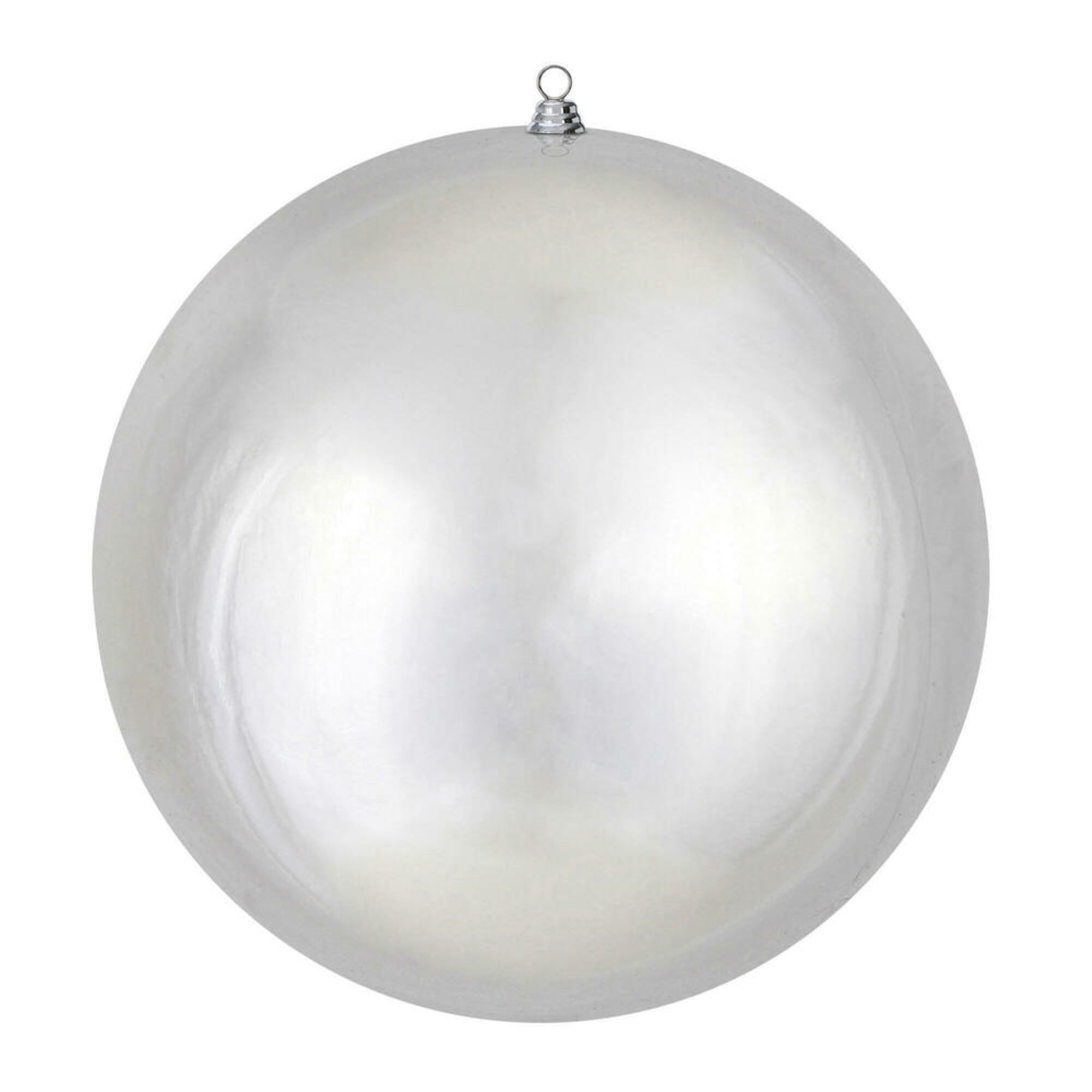 Vickerman 20” Giant Shiny Silver Ball Christmas Ornament UV Resistant