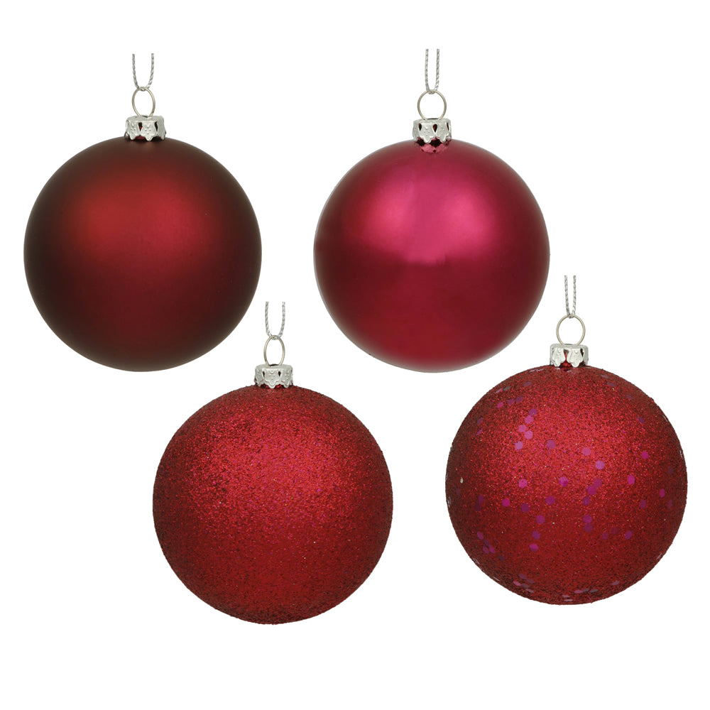 Vickerman 2.4″ Wine 4 Finish Orn Asst 60/Box - N596019A