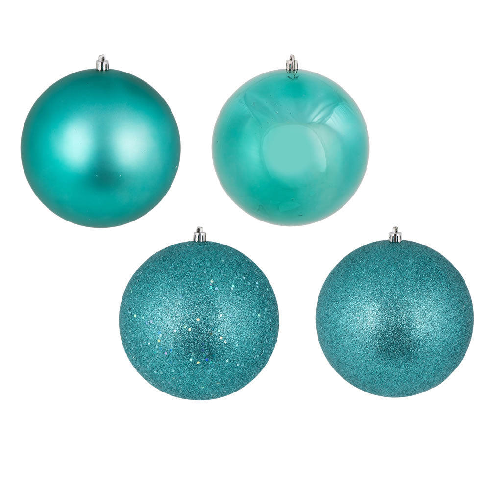 Vickerman 2.4” Teal 4 Finish Ball Asst 60/Box - N596042A