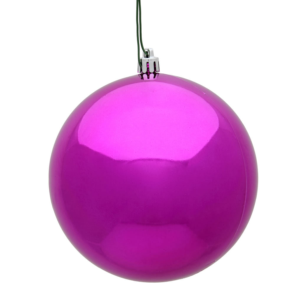 Vickerman 2.4” Fuchsia Shiny Ball  60/Bx - N596070S