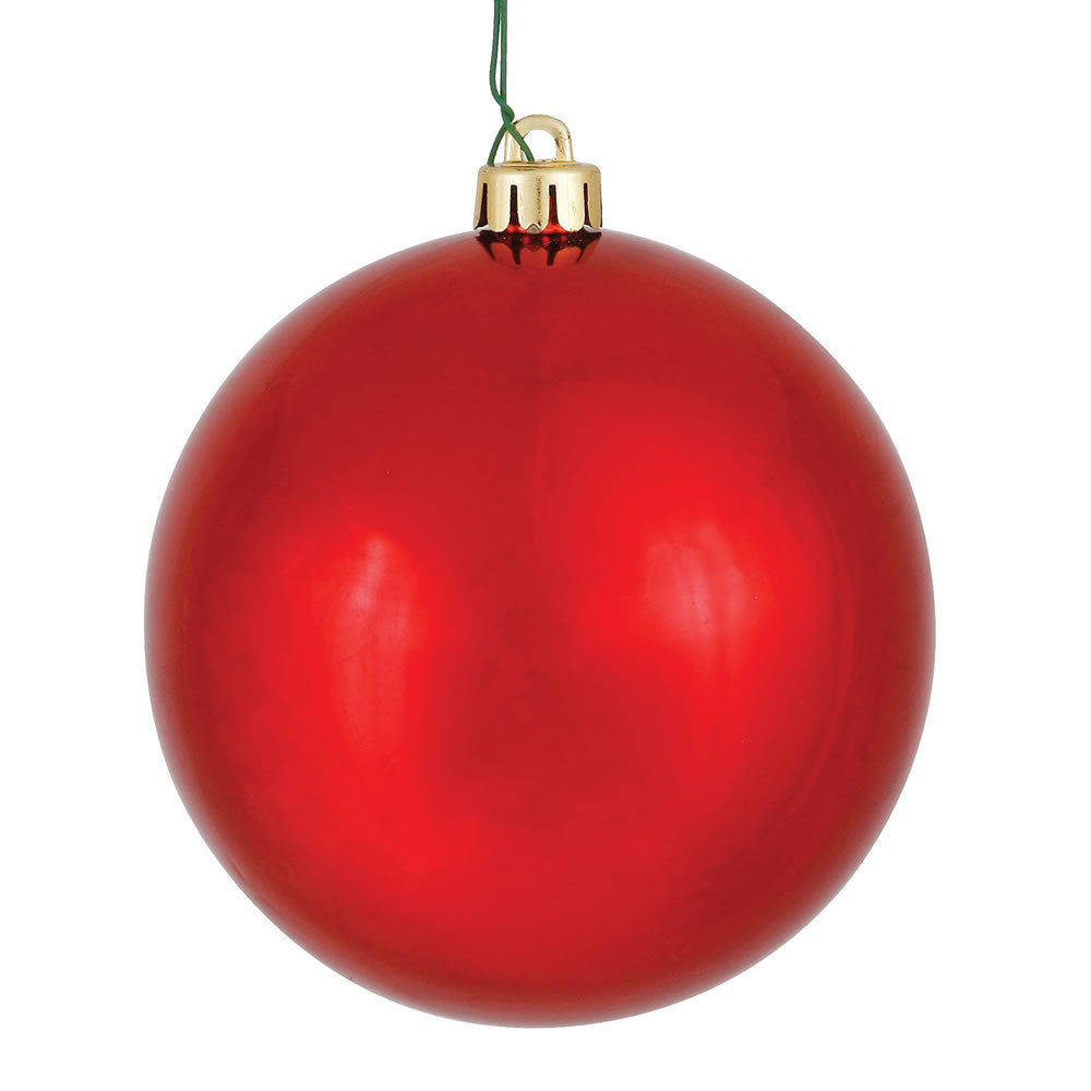 Vickerman 3″ Christmas Red Shiny Ball 32/Box - N596803S