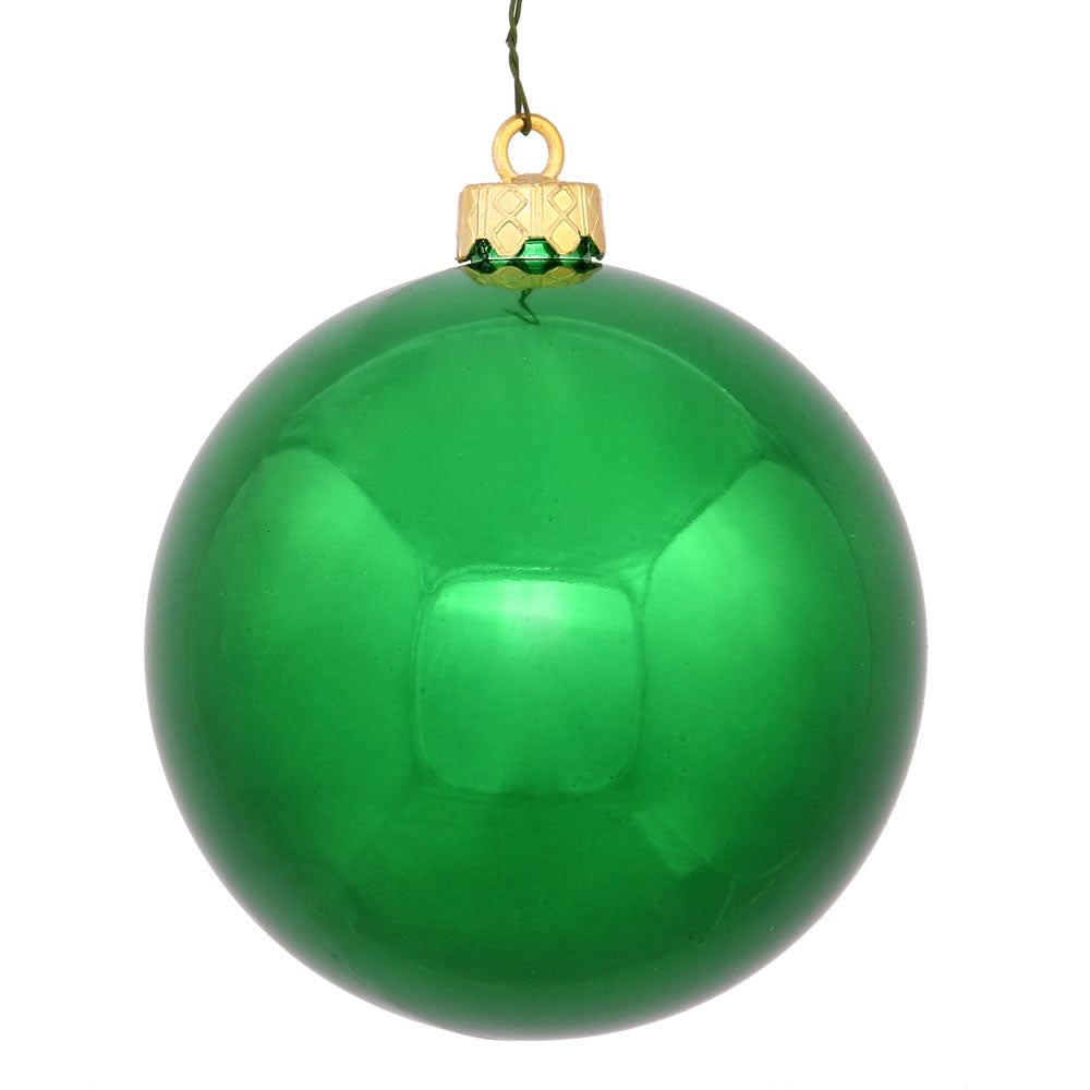 Vickerman 3″ Christmas Green Shiny Ball 32/Box - N596804S