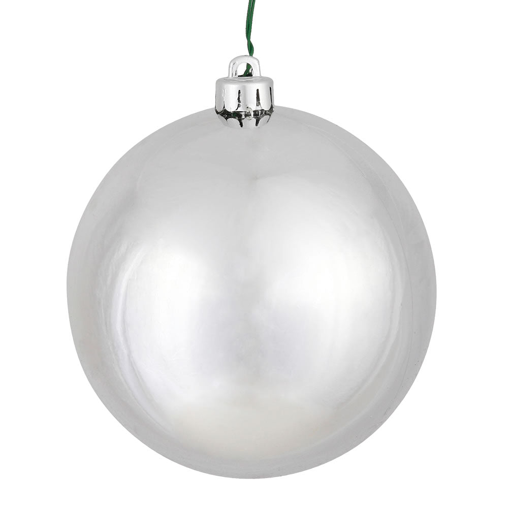Vickerman 3″ Silver Splendor Shiny Ball 32/Box - N596807S