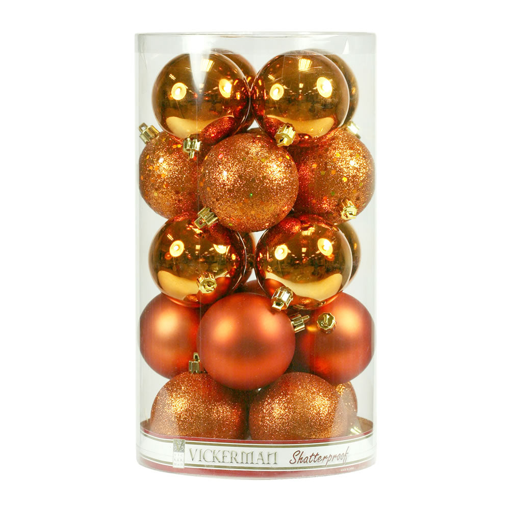 Vickerman 3″ Burnish Orange 4 Finish Orn Asst 32 - N596818A