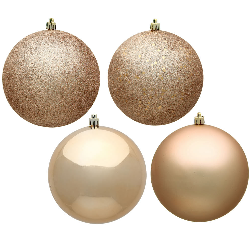 Vickerman 3” Cafe Latte Ball 4 Finish Asst 32/Bx - N596880A