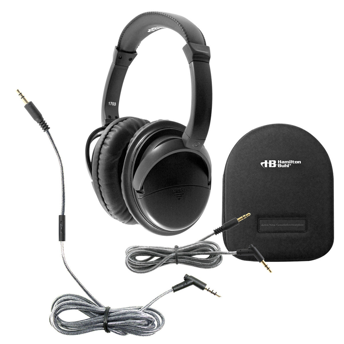 Deluxe Active Noise-Cancelling Headphone & Headset Kit
