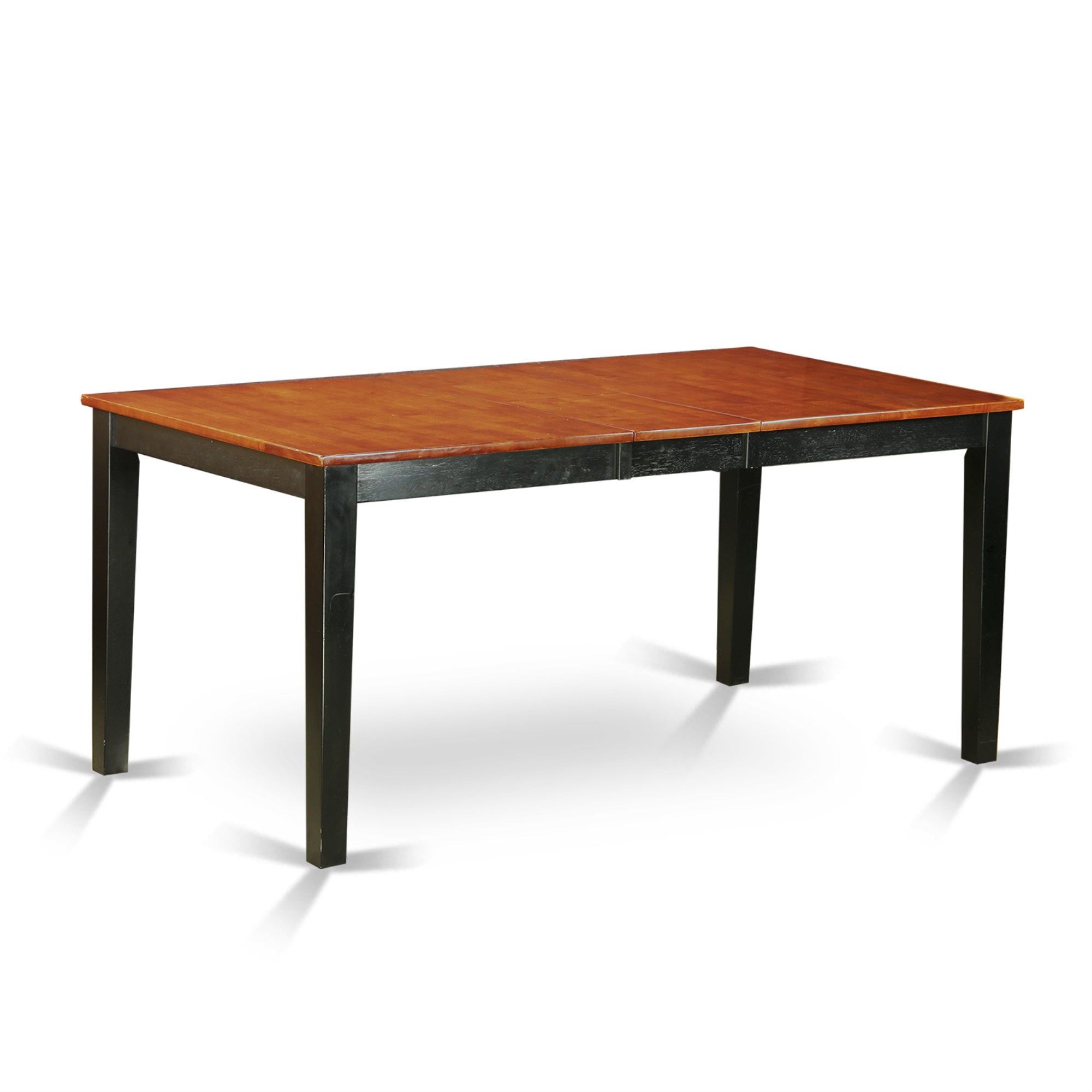 Nit-Blk-T Nicoli Rectangular Dining Table 36'X66' With 12' Butterfly Leaf