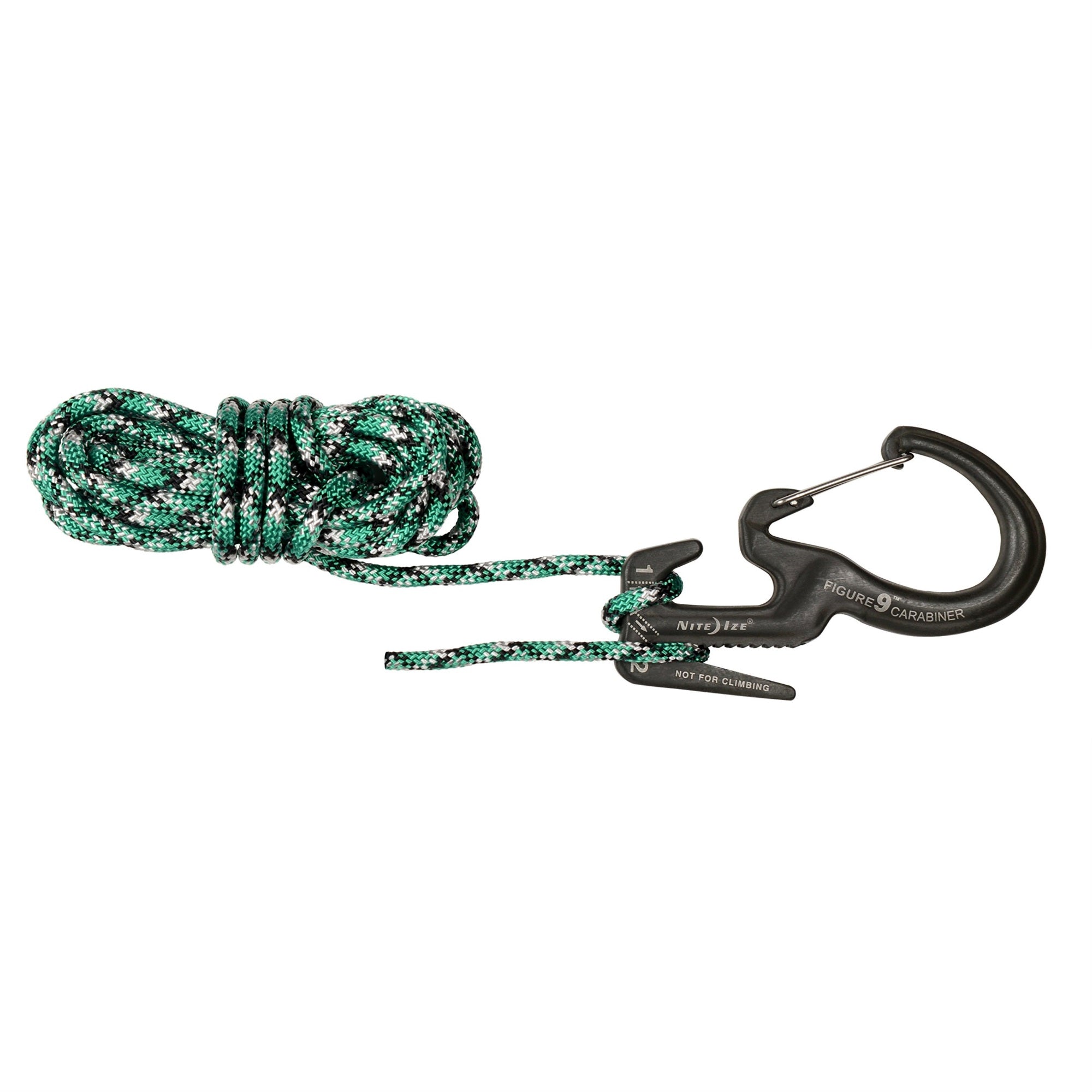 2023 Nite Ize Figure 9 Carabiner Rope Tightener, Large, Black, Map: $6.56