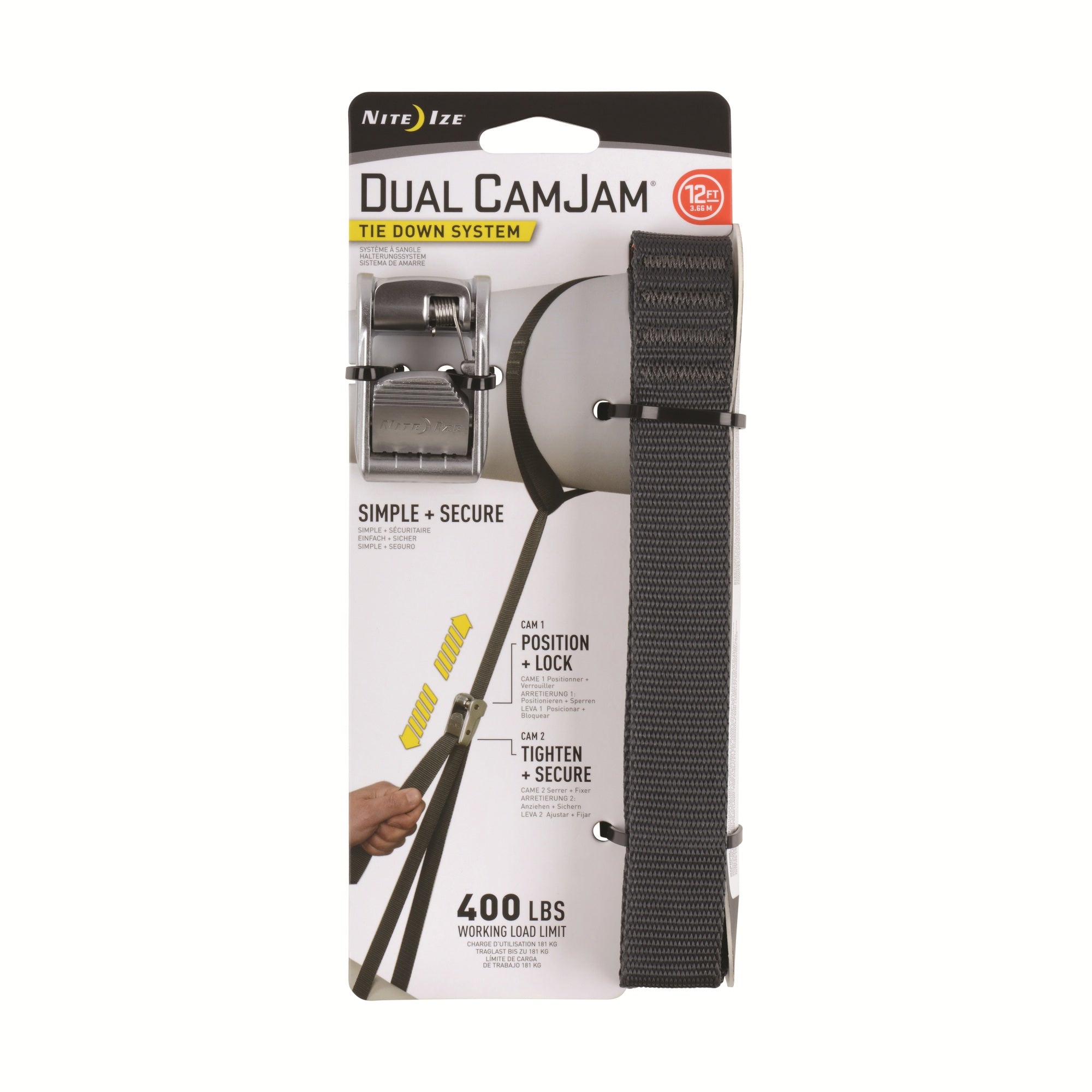 Cjd12-09-R3 - Nite Ize Dual Camjam Tie Down System 12 Ft