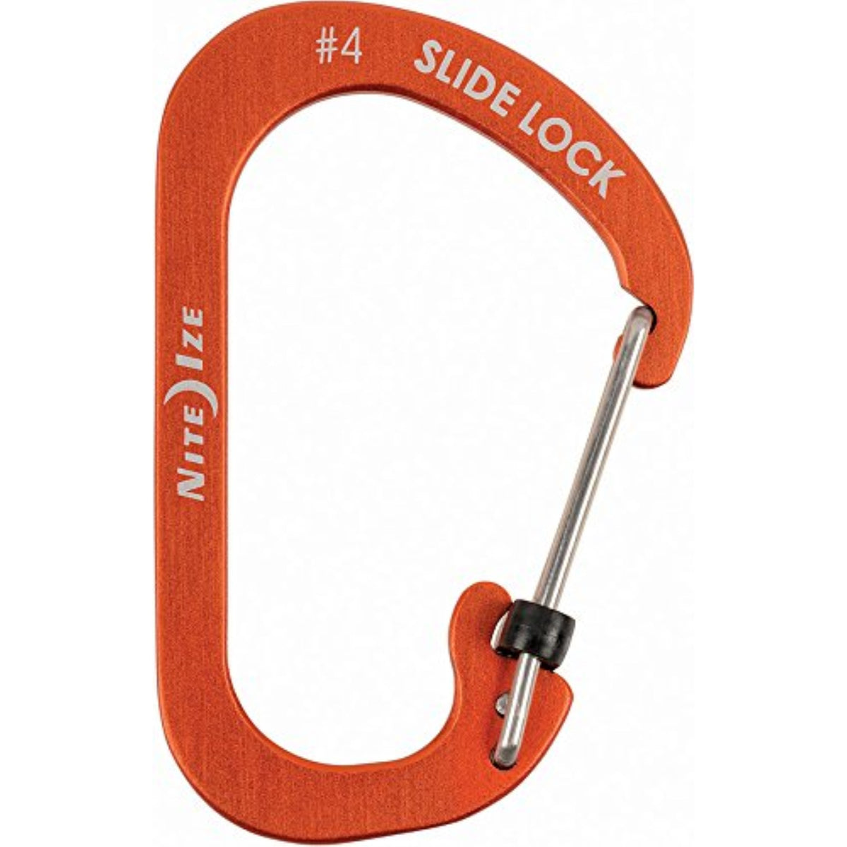 Csla4-19-R6 - Nite Ize Slidelock Carabiner Aluminum #4 - Orange