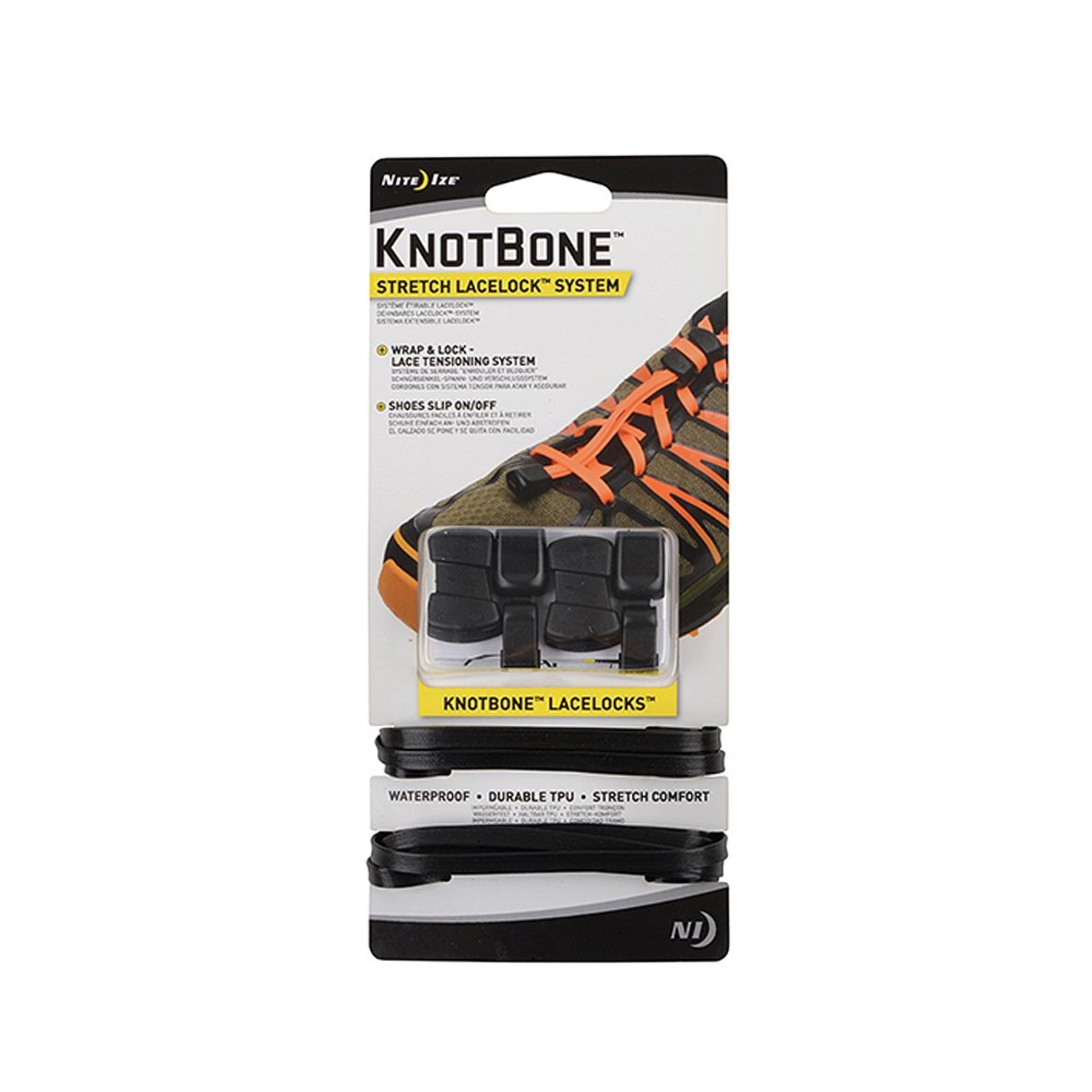 2017 Nite Ize Knotbone Stretch Lacelock System - Neon Pink Map: $7.11