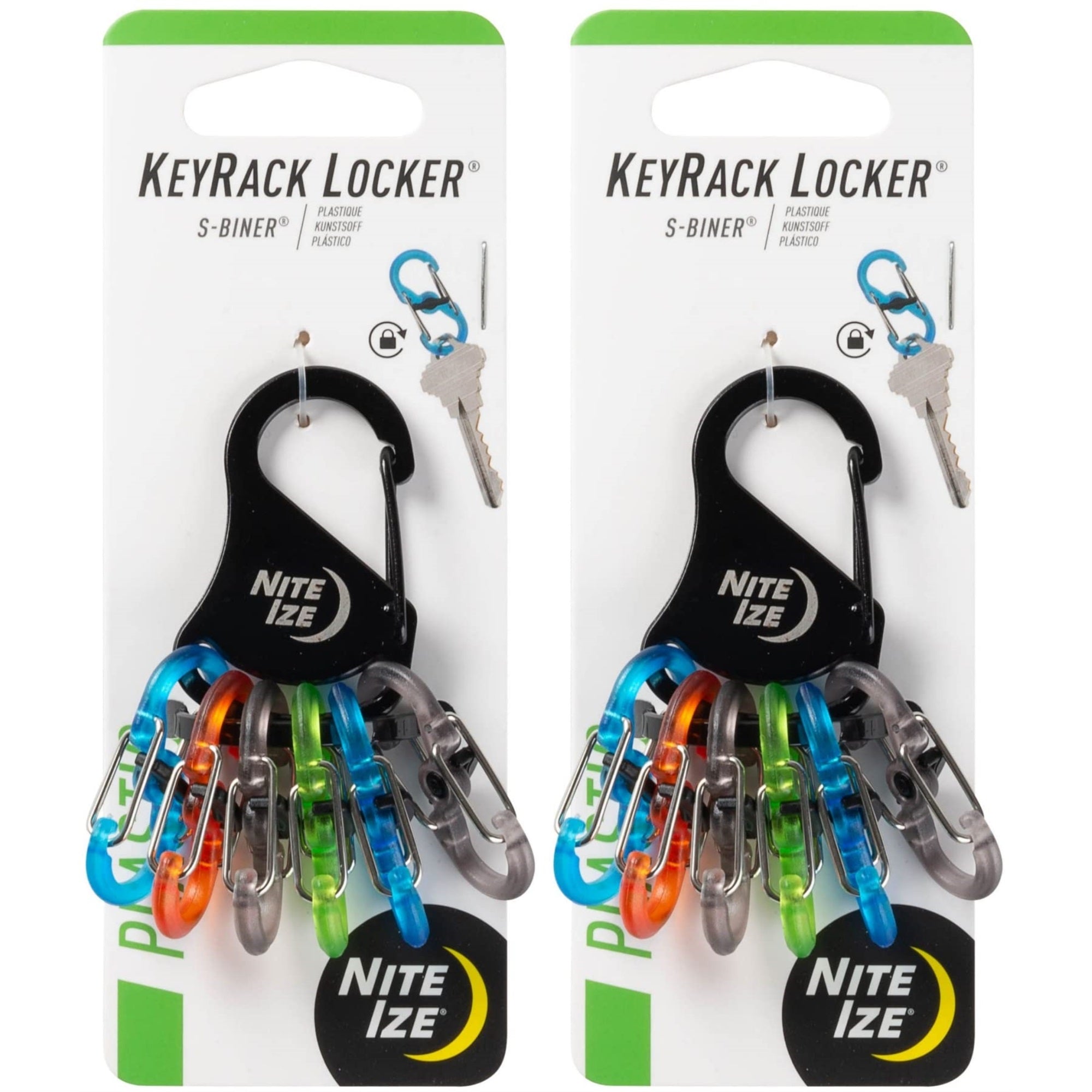 2023 Nite Ize Keyrack Locker, S-Biner, Map: $8.09