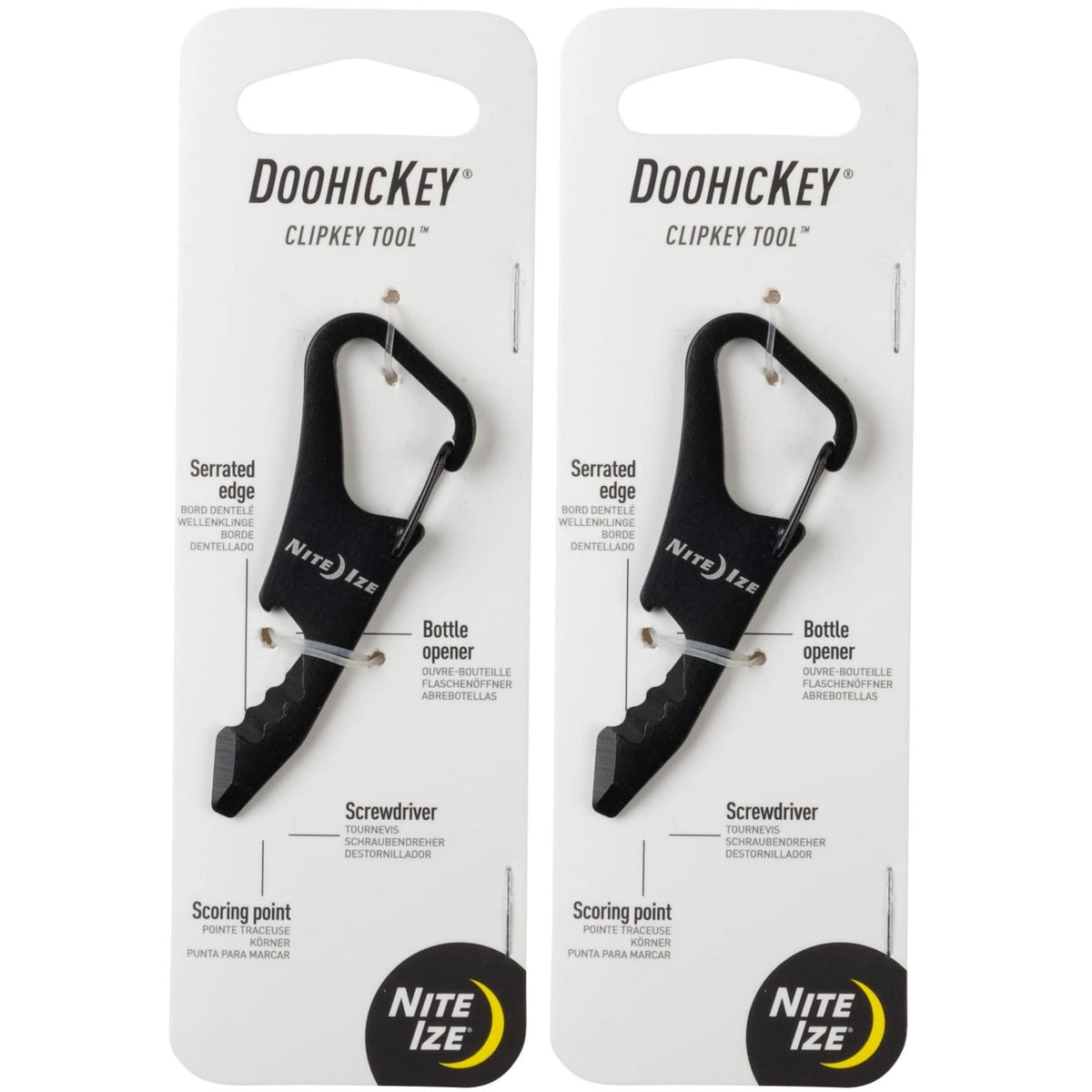 2023 Nite Ize Doohickey Clipkey Key Tool, Black, Map: $5.39