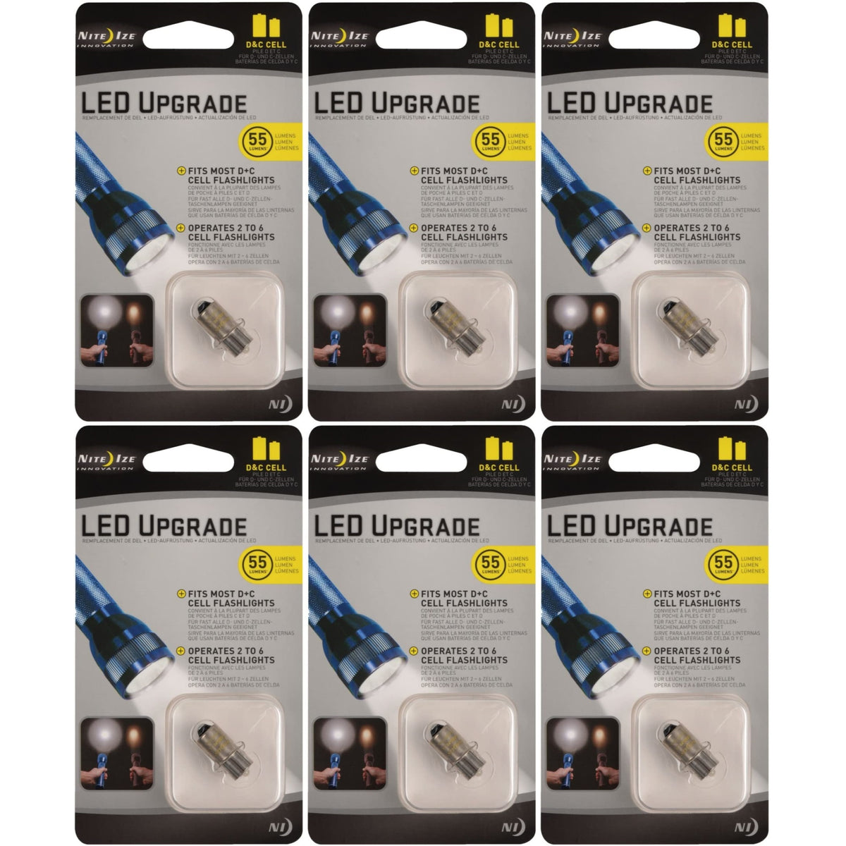 2023 Nite Ize Led Upgrade Fits Most C + D Cell Flashlights, Map: $10.79