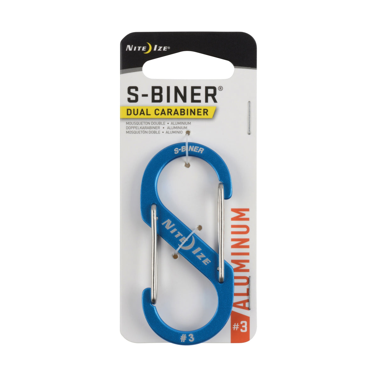 Nite Ize S-Biner Dual Carabiner Aluminum #3 - Blue