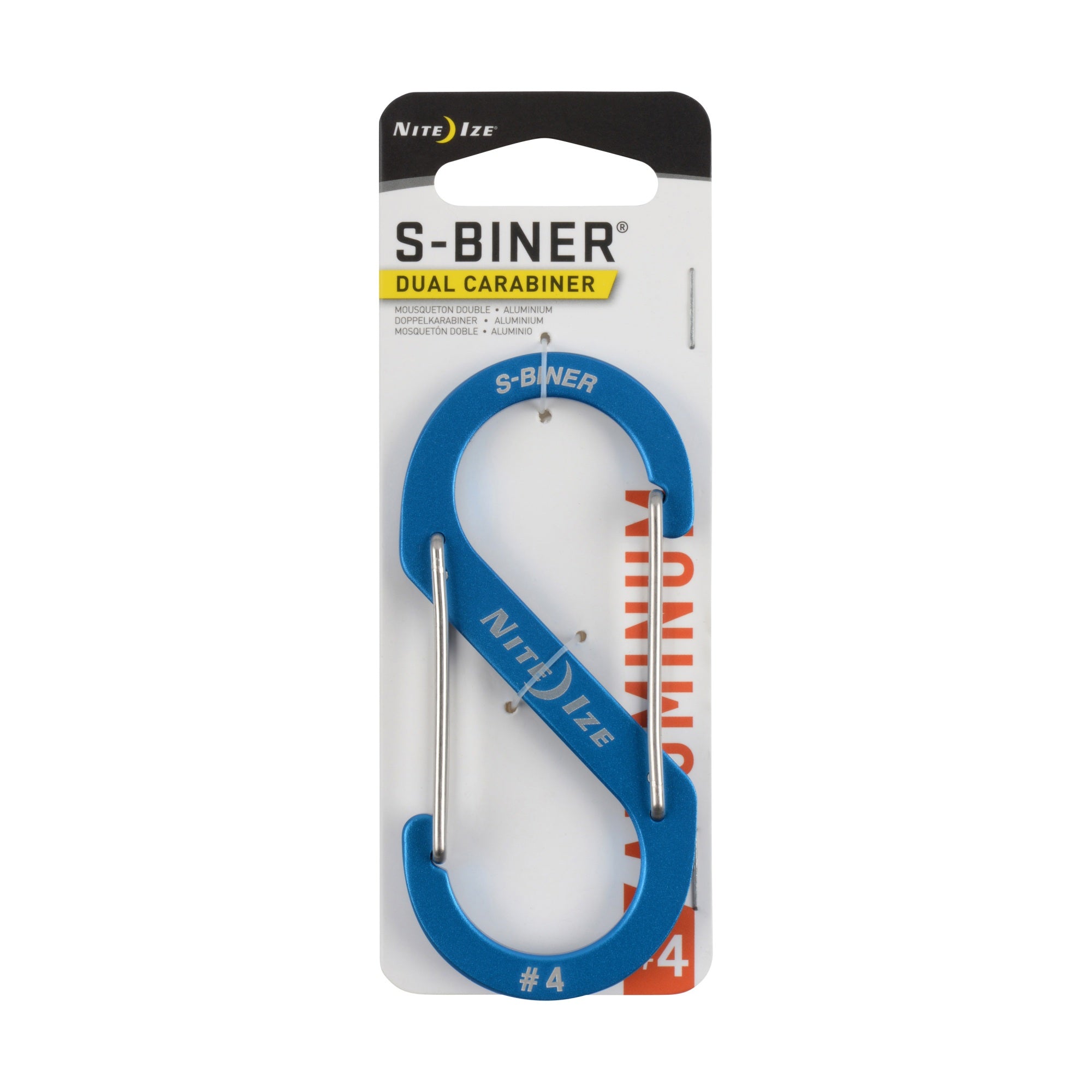 Nite Ize S-Biner Dual Carabiner Aluminum #4 - Blue
