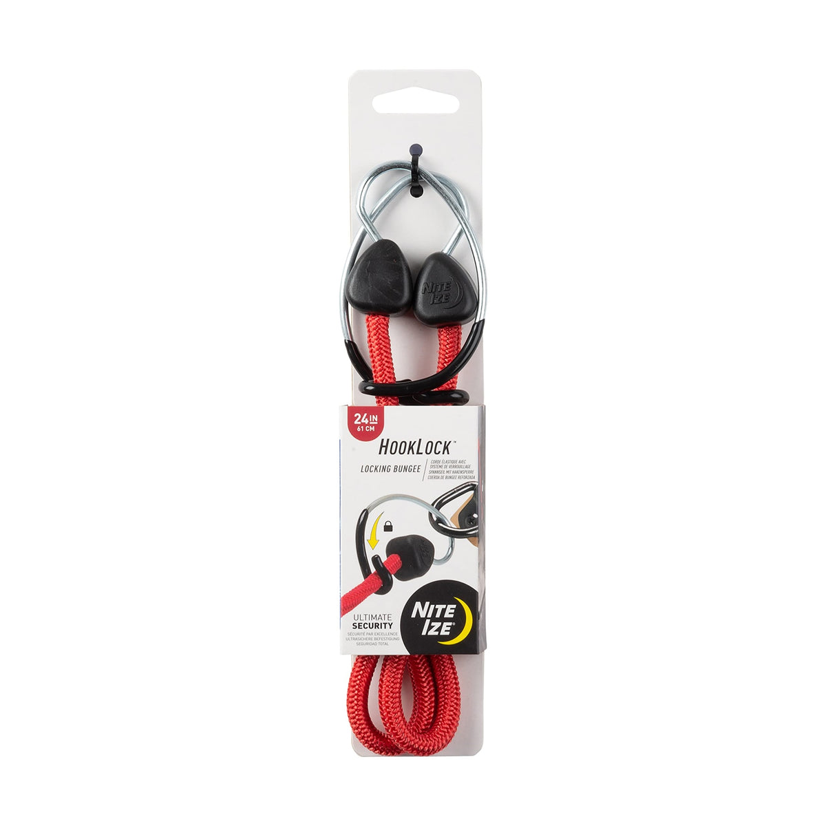 2023 Nite Ize Hooklock Locking Bungee, 24 In., Red, Map: $4.49