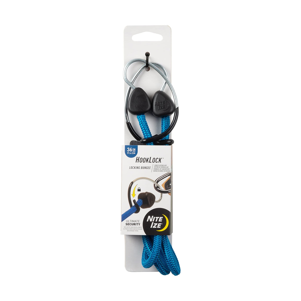 2023 Nite Ize Hooklock Locking Bungee, 36 In., Blue, Map: $4.94