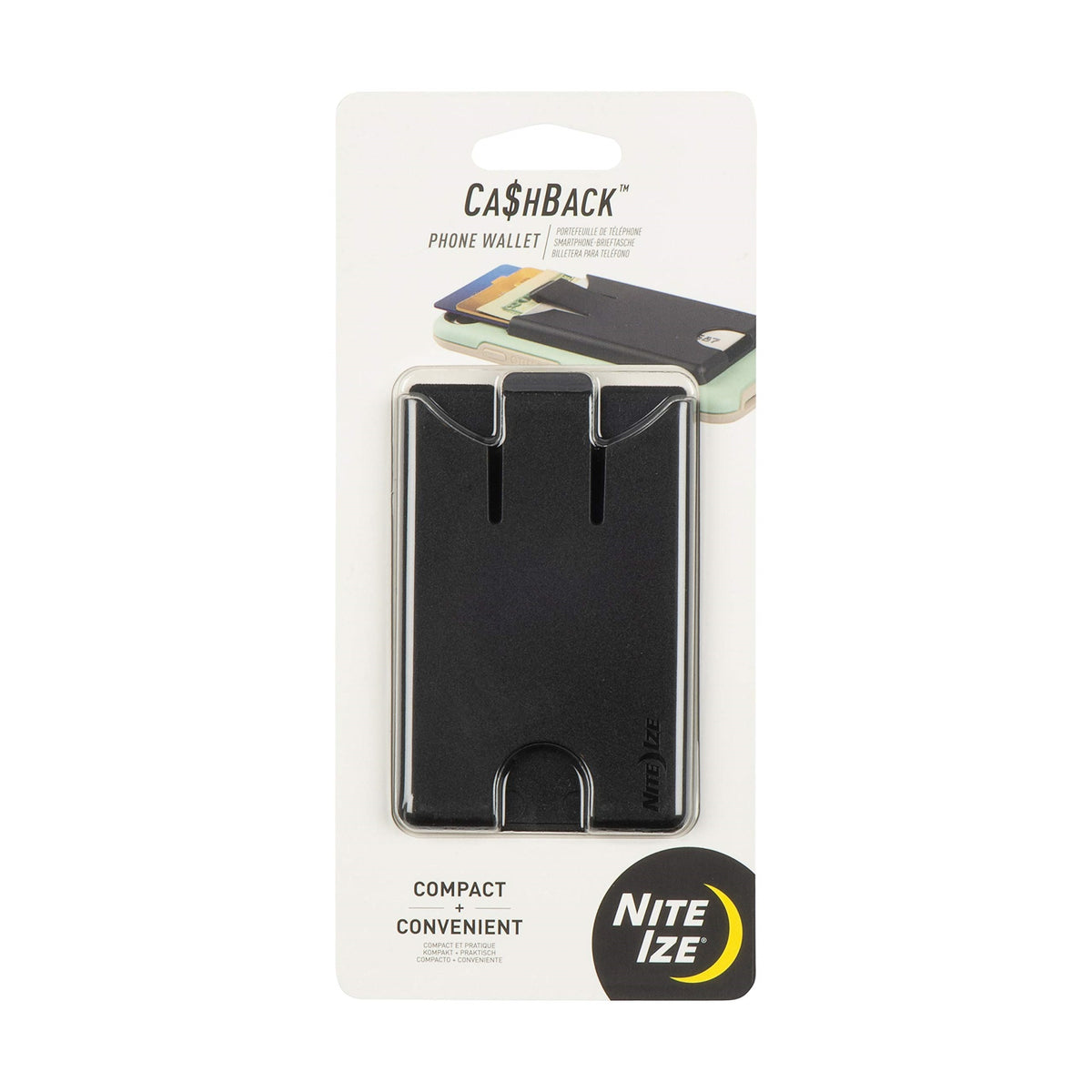 2023 Nite Ize Ca$Hback Phone Wallet, Black, Map: $5.39