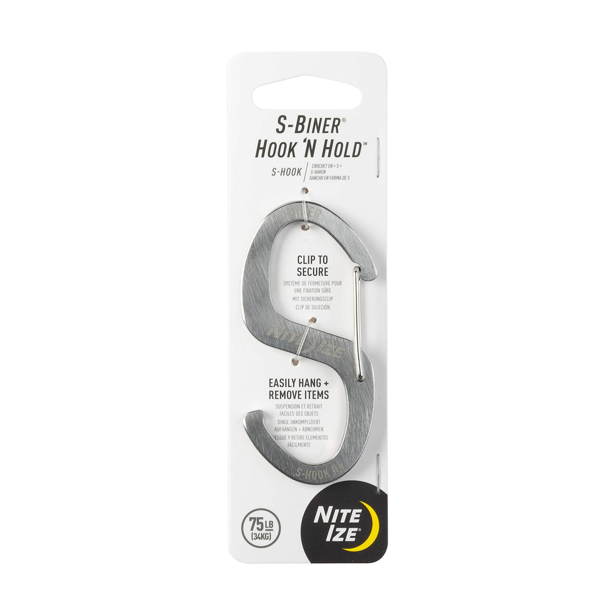 2023 Nite Ize S-Biner Hook 'N Hold S-Hook, Map: $3.14