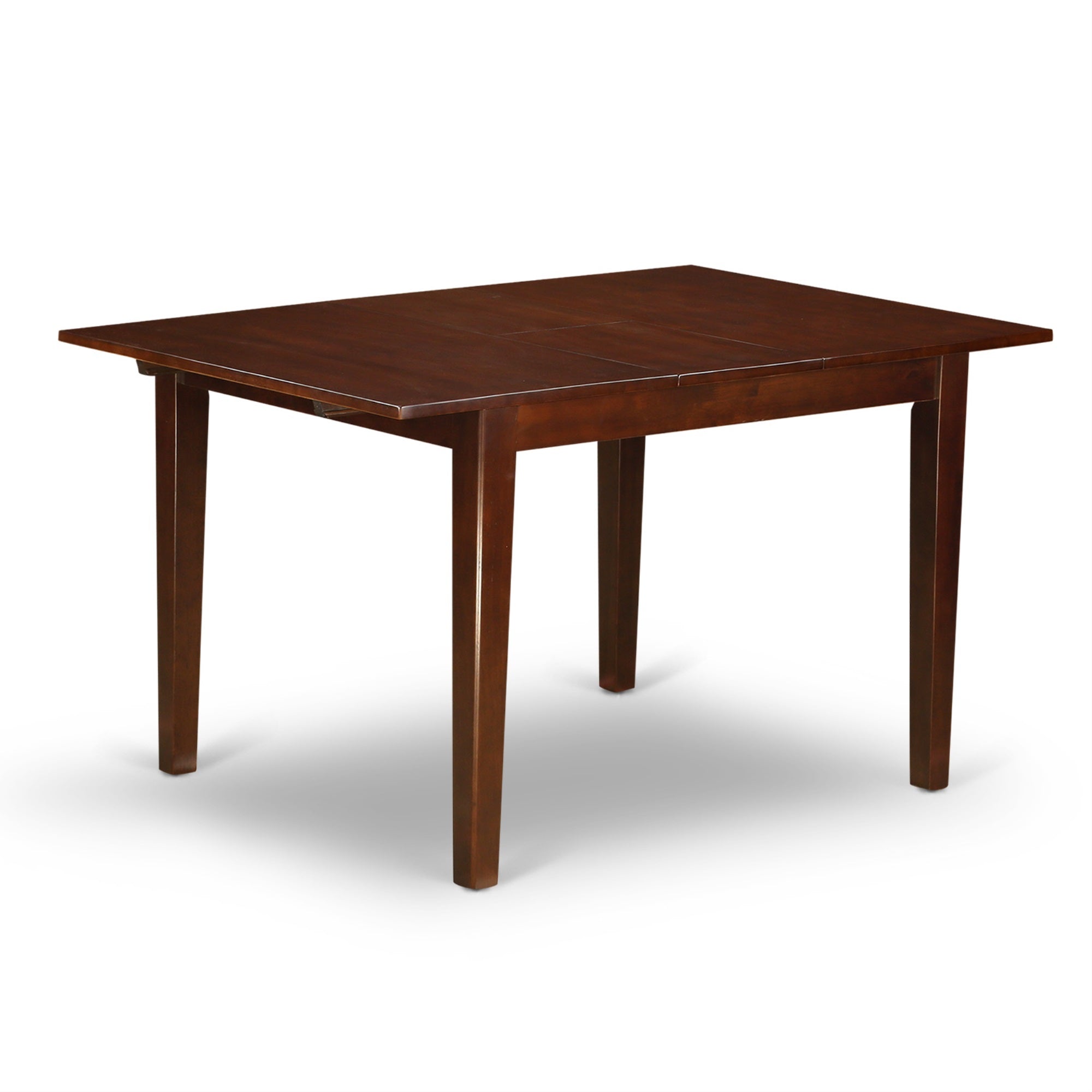 Noml5-Mah-W 5 Pc Kitchen Table Set - Wooden Dining Table With 12In Leaf & 4 Matching Chairs. Stylish, Versatile & Durable. Perfect For Any Interior Decor.