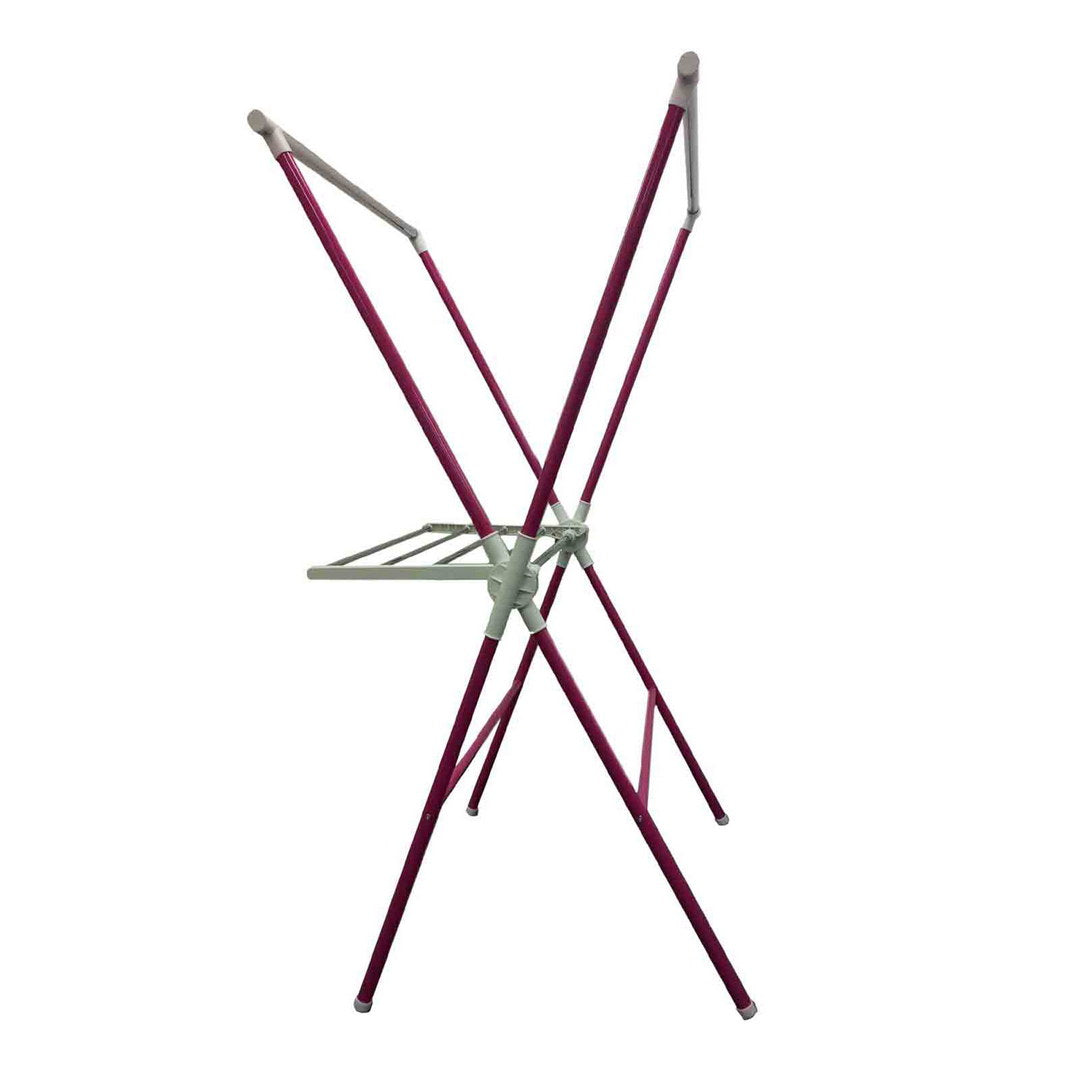 51 Tall Adjustable Folding Laundry Drying Rack, Pink