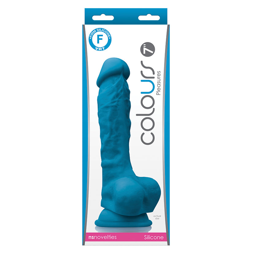 Colours Pleasures Dildo-Blue 7″