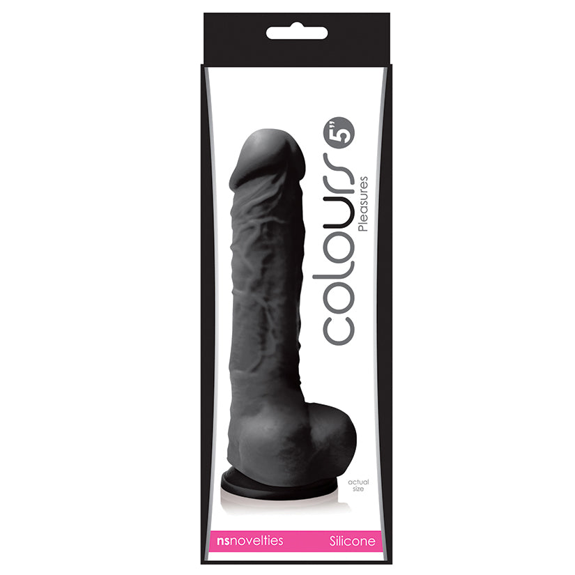 Colours Pleasures Dildo-Black 5″