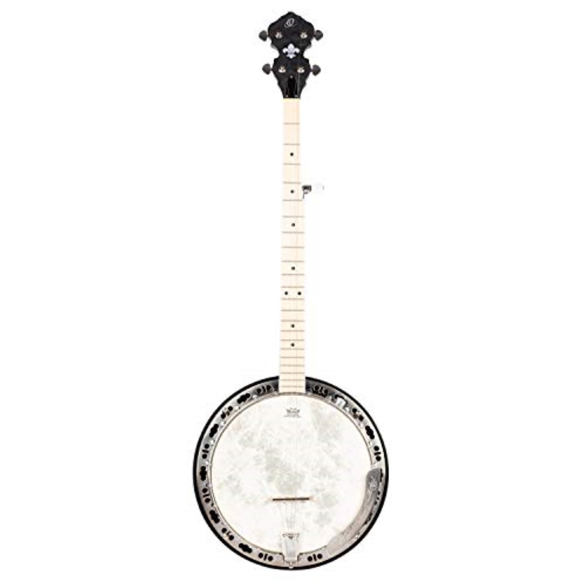 Falcon Series Left-Handed 5-String Quilted Maple Resonator Acoustic-Electric Banjo With Bag