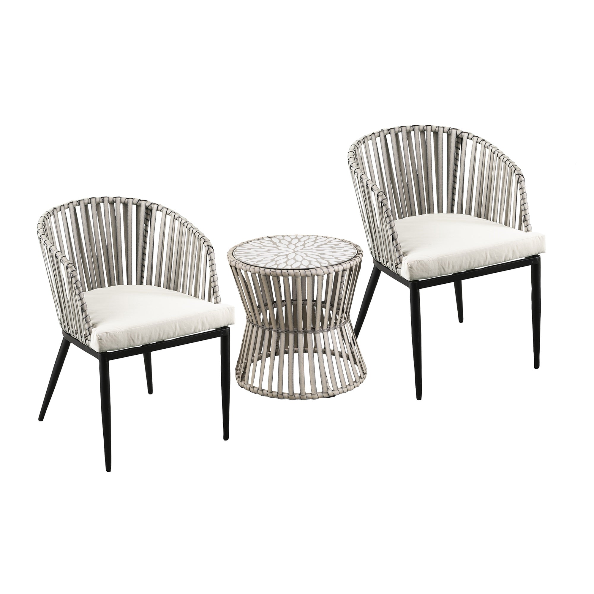 Melilani Wicker Outdoor Collection - 3Pc Set