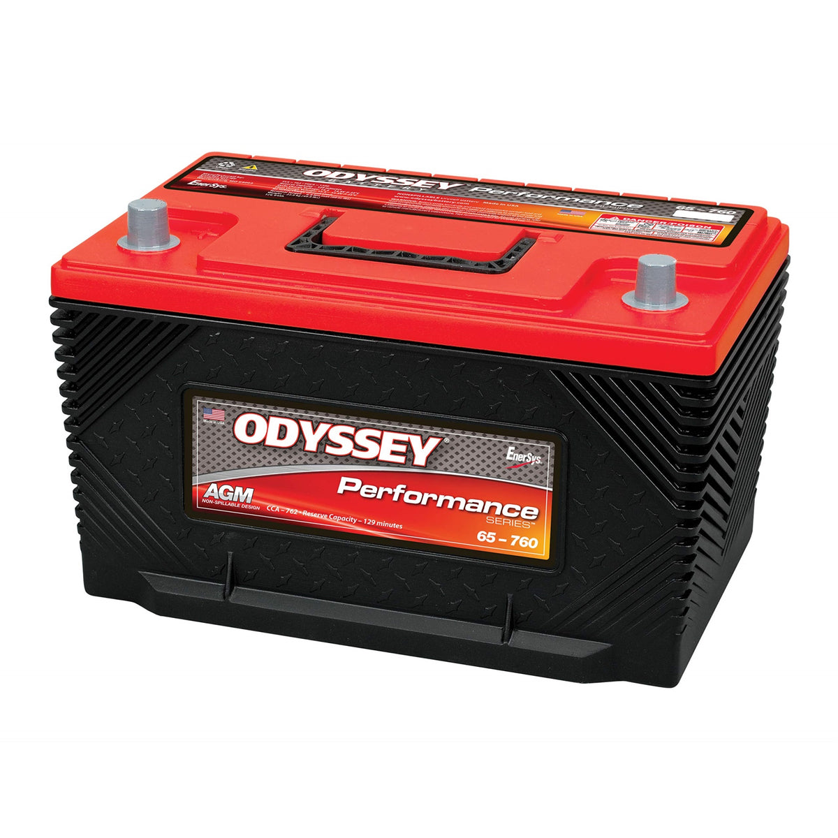 Odyssey Performance Series 12V Battery Model 65760 (Group 65 Sae Lead Posts)